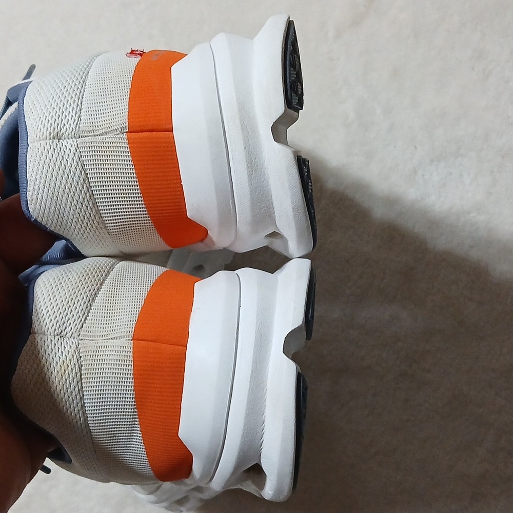 On Cloudrunner Undyed White/Flame Running Training Shoes Size 8.5 Womans - Picture 5 of 9